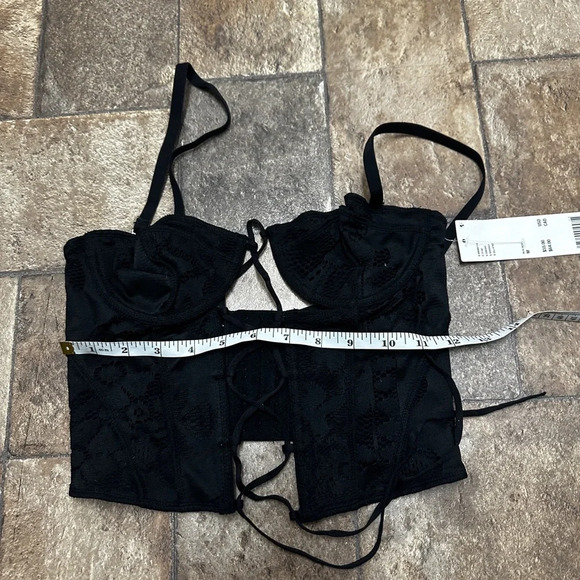 Out From Under Amour Lace Lace-Up Corset sz S - Picture 4 of 8